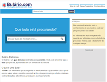 Tablet Screenshot of bulario.com